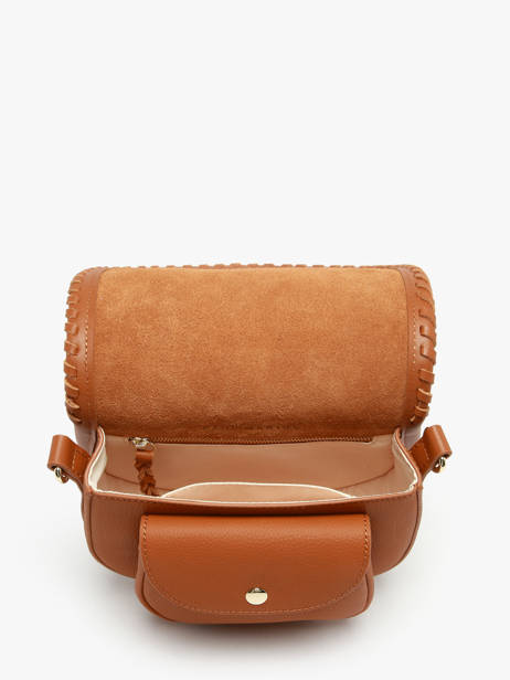 Sac Bandoulière Bobo S Cuir Paul marius Marron vintage S vue secondaire 3