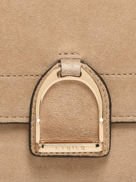 Sac Bandoulière S Altesse Suede Etrier Beige altesse suede EASU048S vue secondaire 5