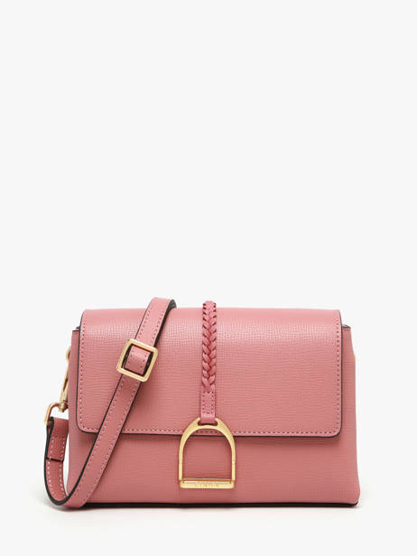 Sac Bandoulière S Torsade Cuir Etrier Rose torsade ETOS169S