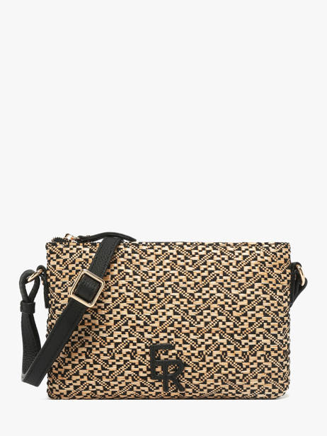 Sac Bandoulière Camargue Cuir Etrier Noir camargue ECAM0141