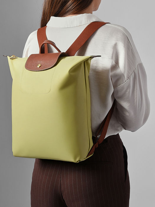 Longchamp Le pliage original Sac à dos Vert