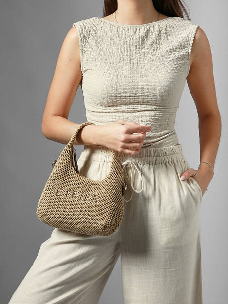 Sac Bandoulière Baobab Cuir Etrier Marron baobab EBAO154S vue secondaire 1