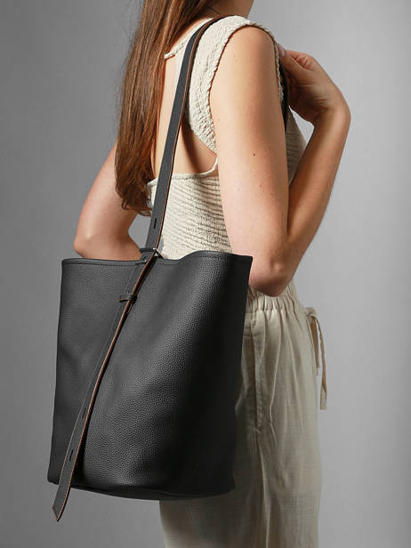 Sac Porté épaule Sac à Dos M Cavalier Cuir Etrier Noir cavalier ECLR126M vue secondaire 1