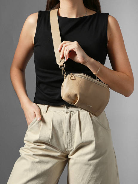 Sac Banane M Tradition Cuir Etrier Beige tradition ETRA022M vue secondaire 1