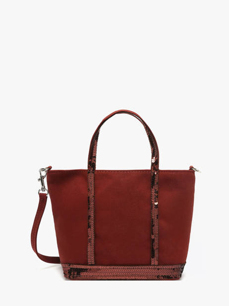 Sac Bandoulière Baby Cabas Paillettes Vanessa bruno Rouge cabas 1V40410