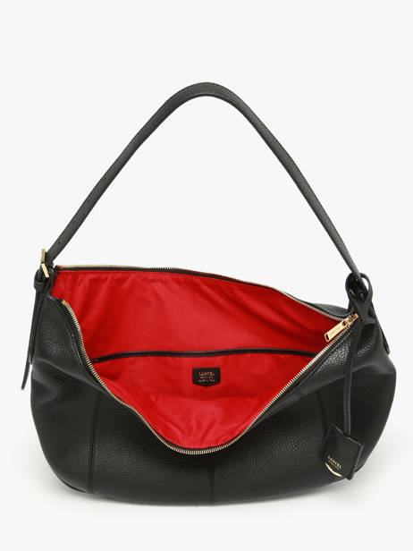Sac Hobo Zippé L Victoire Cuir Lancel Noir victoire A13994 vue secondaire 3