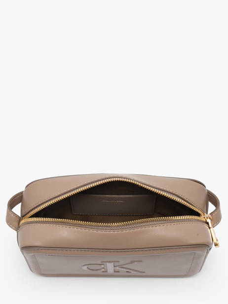 Sac Bandoulière Bold Monogram Calvin klein jeans Marron bold monogram 4F3220G vue secondaire 2