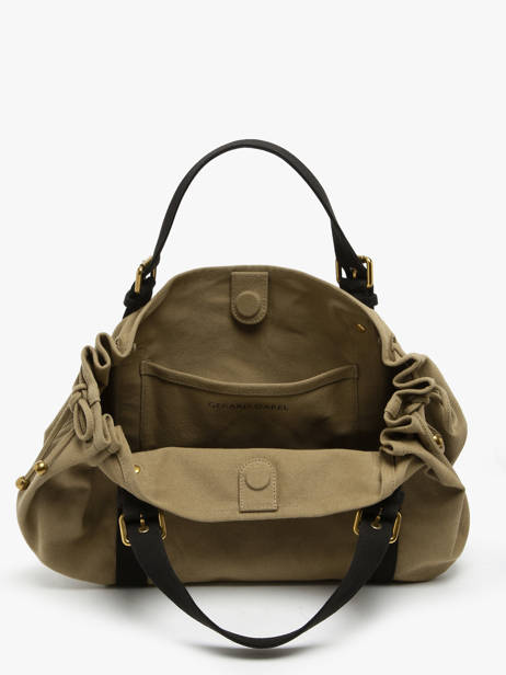 Sac Porté épaule Canvas Coton Gerard darel Vert canvas Z450 vue secondaire 4