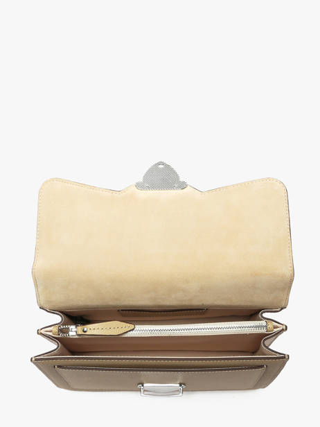 Sac Bandoulière Madame George Caviar Cuir Paul marius Beige caviar MGEORCAV vue secondaire 3