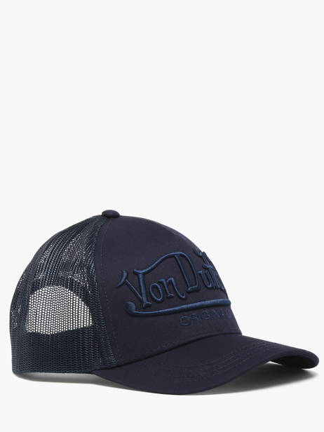 Casquette Von dutch Bleu accessoires EMB01 vue secondaire 1