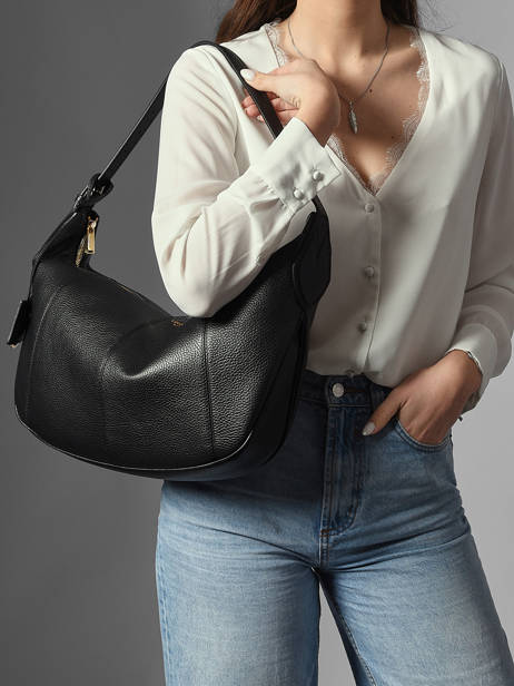 Sac Hobo Zippé L Victoire Cuir Lancel Noir victoire A13994 vue secondaire 1