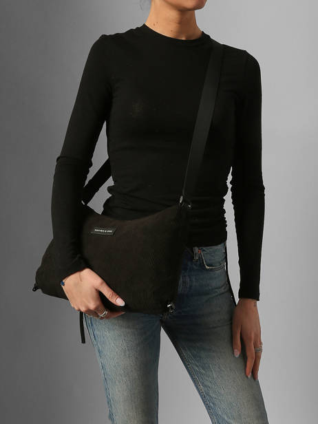 Skara Small Cord - Sac Bandoulière  Kapten and son Noir cord SC vue secondaire 1