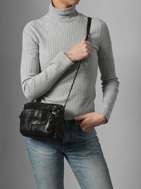 Sac Bandouliere Naina Cuir Pieces Noir naina 17063358 vue secondaire 1