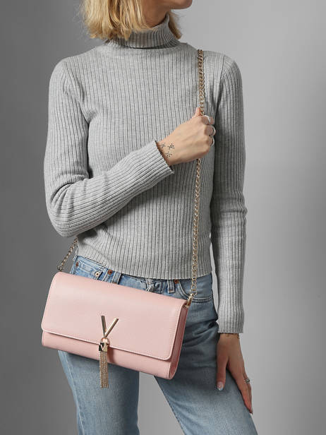Sac Bandoulière Divina Valentino Rose divina VBS1R401 vue secondaire 1