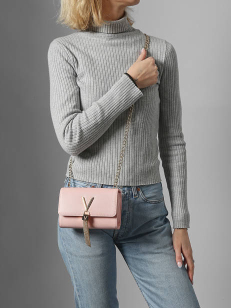 Sac Bandoulière Divina Valentino Rose divina VBS1R403 vue secondaire 1