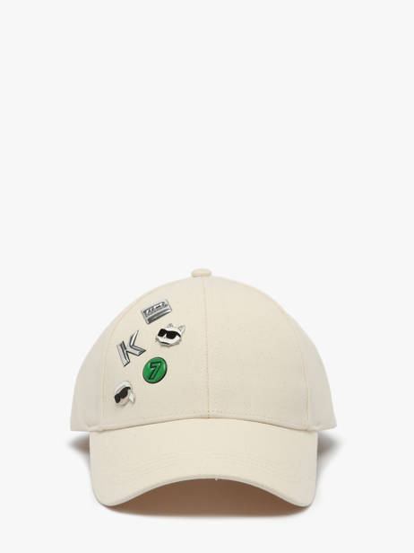 Casquette Ikon Multi Pin Karl lagerfeld Beige k ikon B1W33019