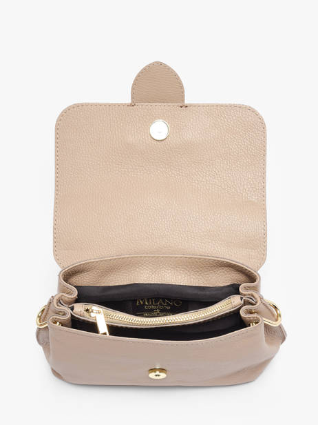 Sac Porté Main Velvet Caviar Cuir Milano Beige velvet caviar VC25114 vue secondaire 2