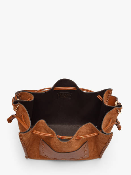 Sac Porté Main Velvet Caviar Cuir Milano Marron velvet caviar VC25113 vue secondaire 2