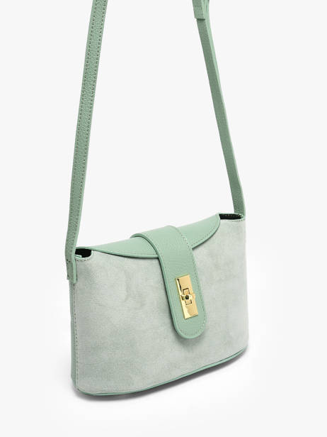 Sac Bandoulière Velvet Caviar Cuir Milano Vert velvet caviar VC25115 vue secondaire 2