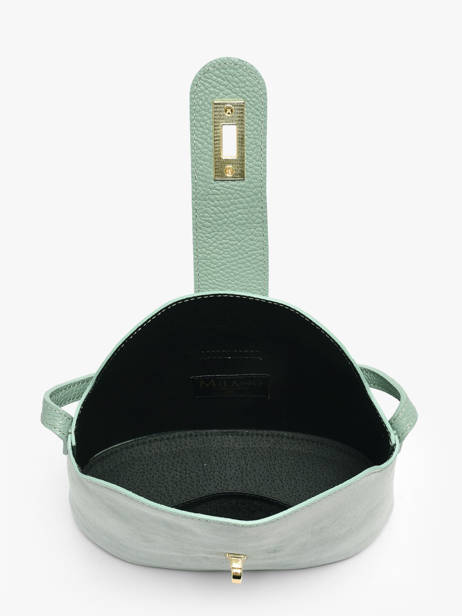 Sac Bandoulière Velvet Caviar Cuir Milano Vert velvet caviar VC25115 vue secondaire 3