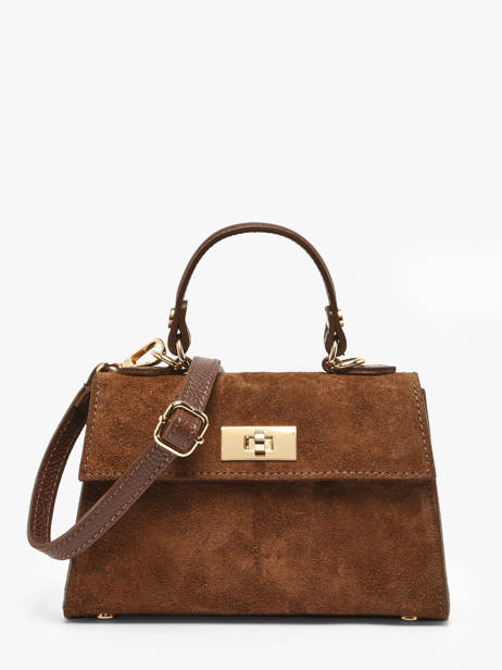 Sac Porté épaule Velvet Caviar Cuir Milano Marron velvet caviar VC25116