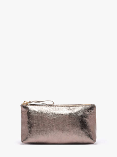 Trousse Nine Cuir Milano Argent nine NI22114