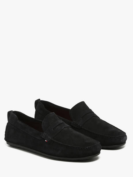 Mocassins En Cuir Tommy hilfiger Bleu men 5789DW5 vue secondaire 1