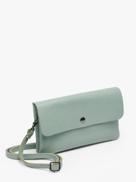 Sac Bandoulière Caviar Cuir Milano Vert caviar CA23067 vue secondaire 2