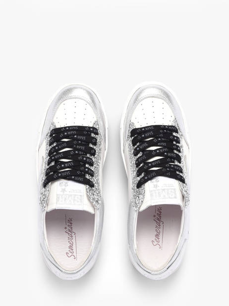 Sneakers En Cuir Semerdjian Blanc women NOUBA438 vue secondaire 3
