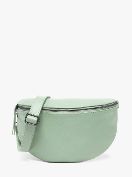 Sac Banane Caviar Cuir Milano Vert caviar CA21123