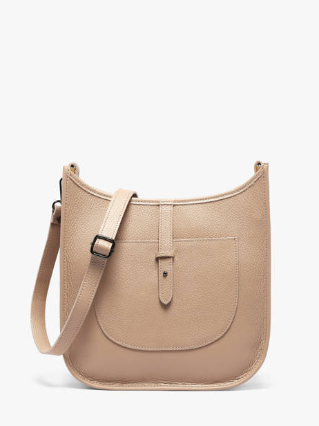 Sac Bandoulière Caviar Cuir Milano Beige caviar CA25068