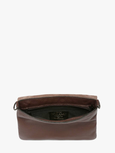 Sac Bandoulière Caviar Cuir Milano Marron caviar CA22112 vue secondaire 2