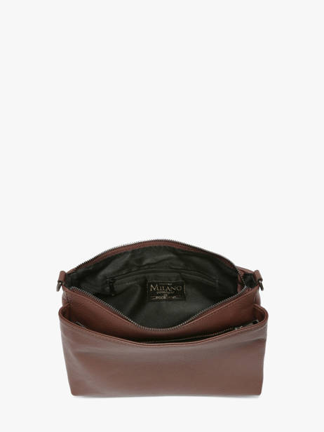 Sac Bandoulière Caviar Cuir Milano Marron caviar CA25066 vue secondaire 3