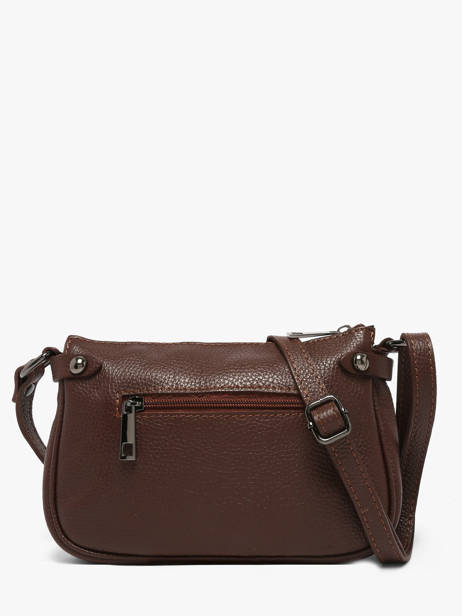 Sac Bandoulière Caviar Cuir Milano Marron caviar G1421N vue secondaire 4