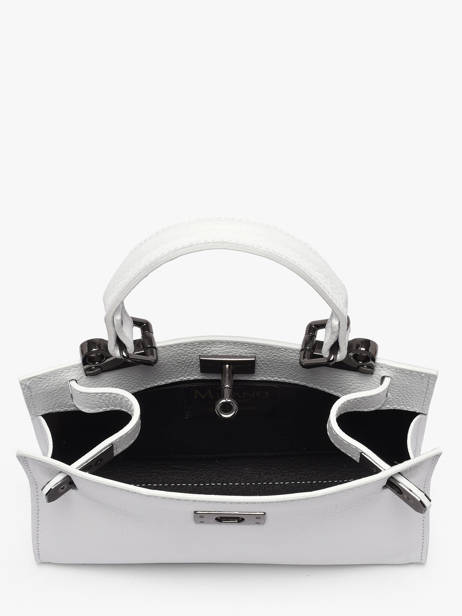 Sac Porté Main Caviar Milano Blanc caviar CA25114 vue secondaire 2