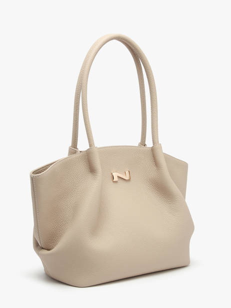Sac Porté épaule Galatée Cuir Nathan baume Beige nymphea 3 vue secondaire 1