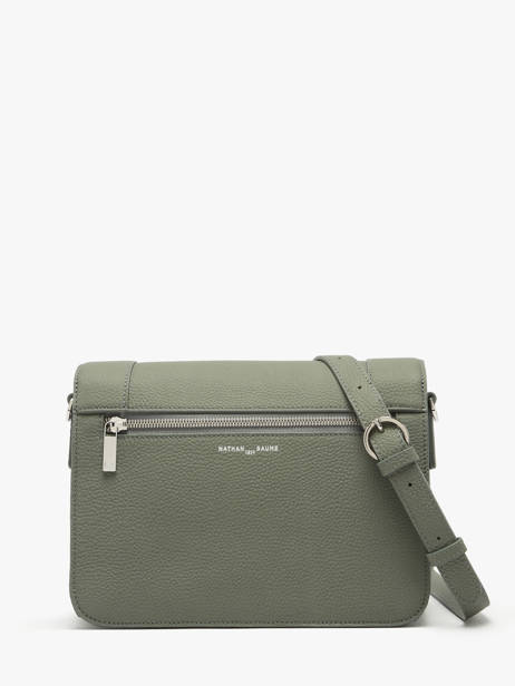 Sac Bandoulière Rotterdam Cuir Nathan baume Vert mondrian 3 vue secondaire 3