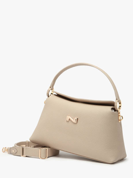 Sac Porté épaule Freesia Cuir Nathan baume Beige eden 4 vue secondaire 1
