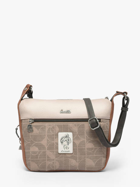 Sac Bandoulière Auralis Anekke Marron auralis 42813553 vue secondaire 3