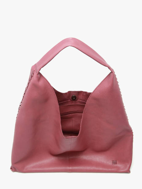 Sac Porté épaule Heritage Cuir Biba Rose heritage STT1L vue secondaire 3