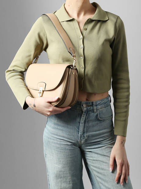 Sac Porté épaule Zora Hexagona Beige zora 8620230 vue secondaire 1