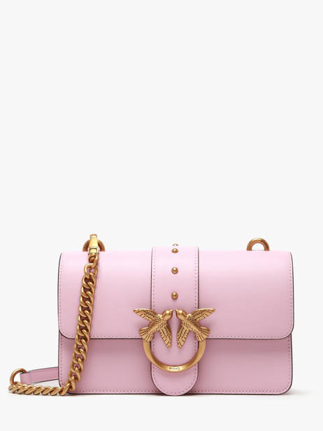 Sac Bandoulière Love Bag Icon Cuir Pinko Rose love bag icon A0F1