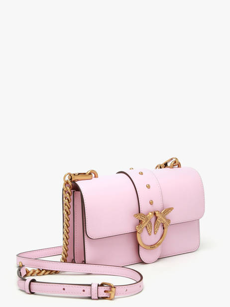 Sac Bandoulière Love Bag Icon Cuir Pinko Rose love bag icon A0F1 vue secondaire 2