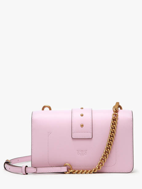 Sac Bandoulière Love Bag Icon Cuir Pinko Rose love bag icon A0F1 vue secondaire 5