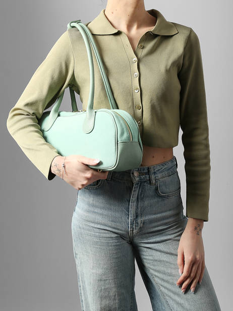 Sac Porté épaule Velvet Caviar Cuir Milano Vert velvet caviar VC25112 vue secondaire 1