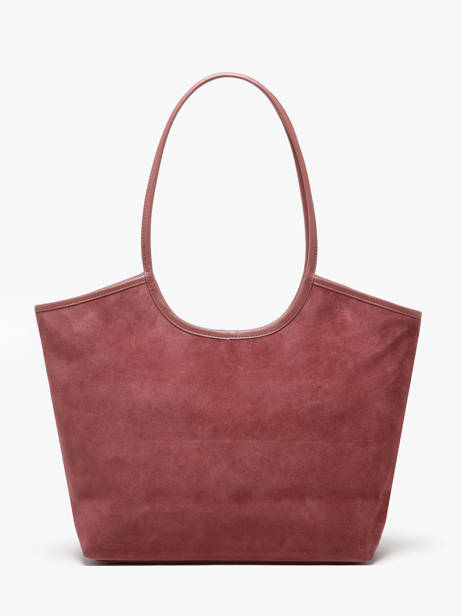 Sac Porté épaule Milan Cuir Daim Nat et nin Rose vintage MILAN vue secondaire 4