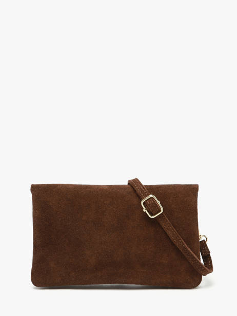 Sac Bandoulière Velvet Cuir Milano Marron velvet VE23067O vue secondaire 4