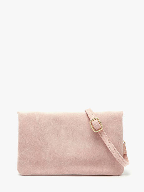 Sac Bandoulière Velvet Cuir Milano Rose velvet VE23067O vue secondaire 4