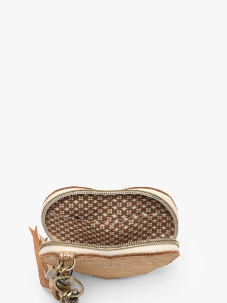 Porte-monnaie Vintage Cuir Mila louise Beige vintage 16083X vue secondaire 1