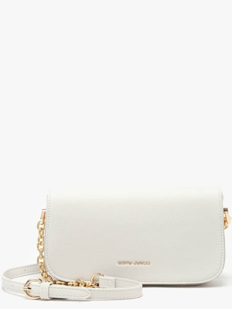Sac Bandoulière Saffiano David jones Blanc saffiano CM8419